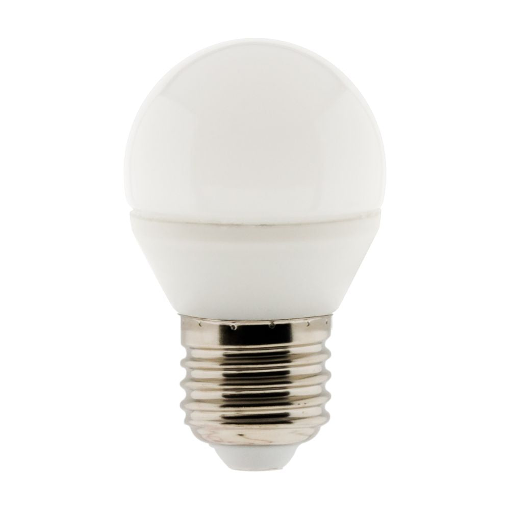 Ampoule LED sphérique E27 5,2W - Blanc chaud - 470lm 2700K  - Zenitech