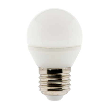 Ampoule LED sphérique E27 5,2W - Blanc chaud - 470lm 2700K  - Zenitech