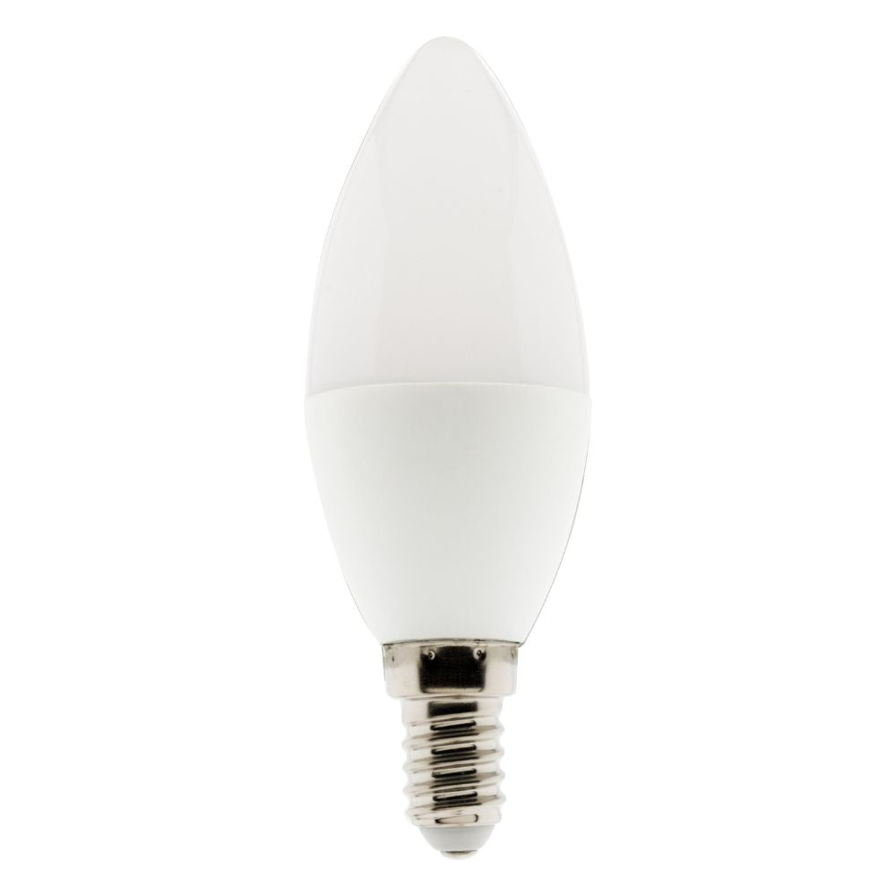 Ampoule LED E14 flamme 5,2W - Blanc chaud - 470lm 2700K  - Zenitech