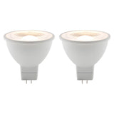 Lot de 2 spots LED GU5,3 350lm 2700K (blanc chaud) - Elexity