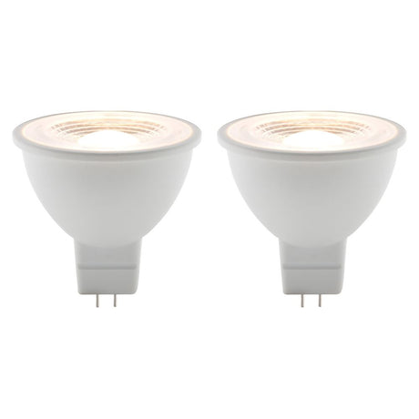 Lot de 2 spots LED GU5,3 350lm 2700K (blanc chaud) - Elexity