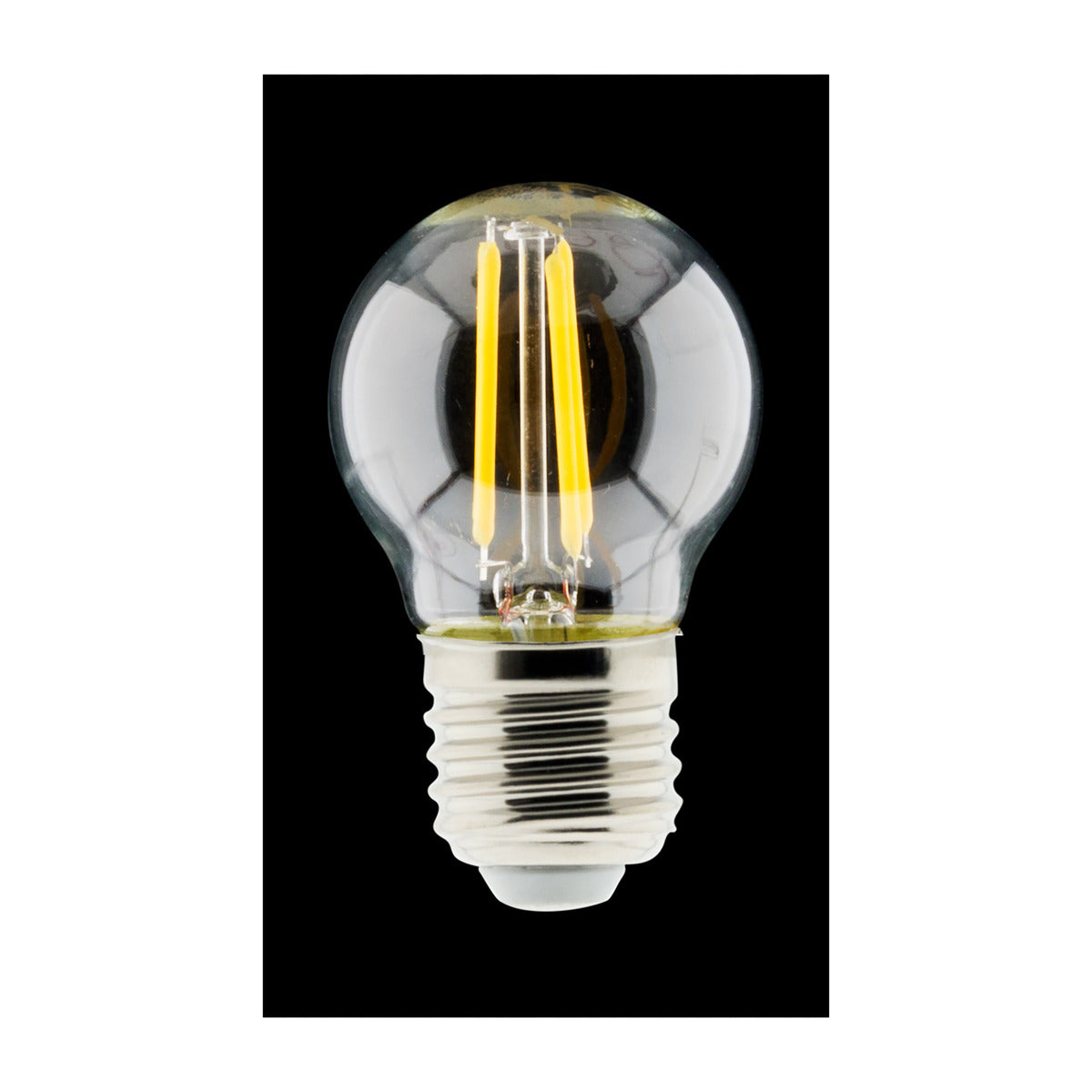 Ampoule déco filament LED sphérique 4W E27 470lm 2700K - Blanc chaud - Zenitech