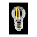 Ampoule déco filament LED sphérique 4W E27 470lm 2700K - Blanc chaud - Zenitech