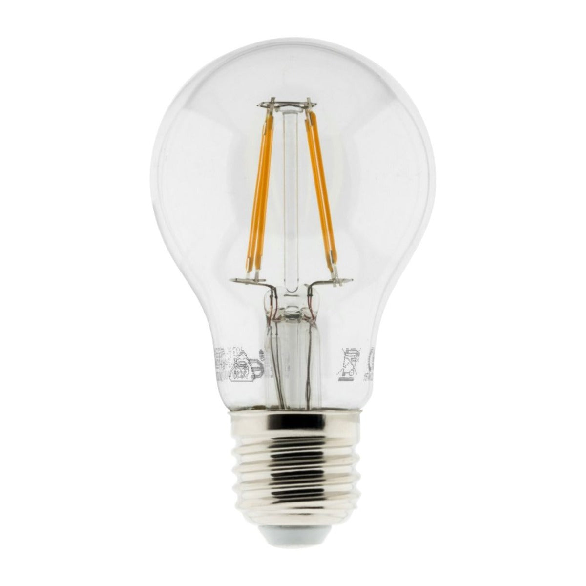 Ampoule déco filaments LED E27 4W - Blanc chaud - 470lm 2700K  - Zenitech