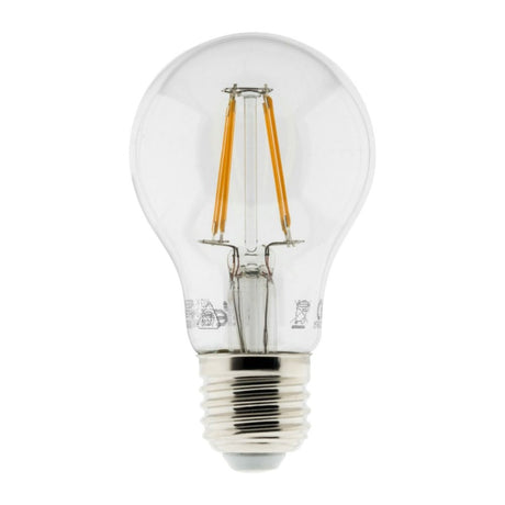 Ampoule déco filaments LED E27 4W - Blanc chaud - 470lm 2700K  - Zenitech