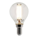 Ampoule déco filament LED sphérique 4W E14 470lm 2700K - Blanc chaud - Zenitech