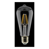 Ampoule déco filament LED ST64 4W E27 400lm 2700K - Blanc chaud - Zenitech