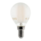 Ampoule déco e filaments LED sphérique E14 4W - Blanc chaud - 400lm 2700K  - Zenitech