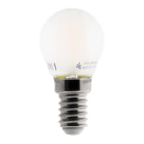 Ampoule déco filaments LED e E27 4W - Blanc chaud - 400lm 2700K - Zenitech