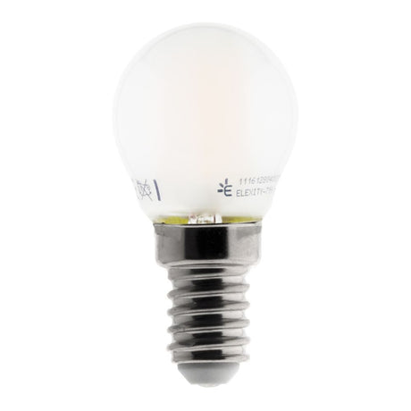 Ampoule déco filaments LED e E27 4W - Blanc chaud - 400lm 2700K - Zenitech
