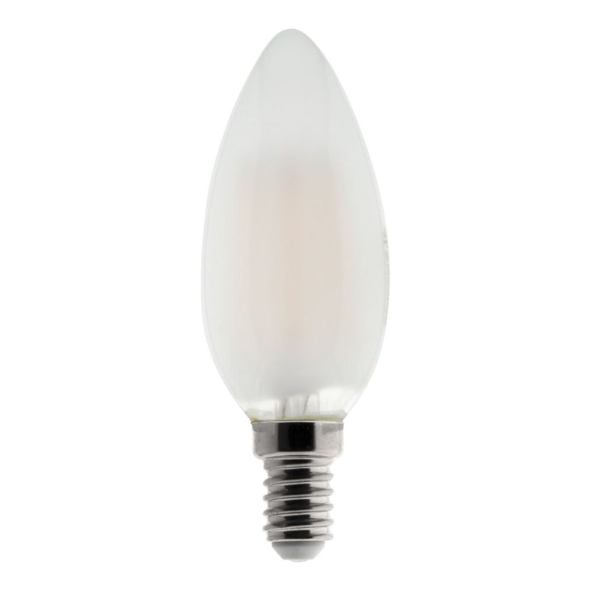 Ampoule déco filament LED Flamme 4W E14 400lm 2700K - Blanc chaud - Zenitech