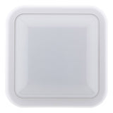 Hublot carré LED 15W 1050lm IP44 Blanc - Zenitech