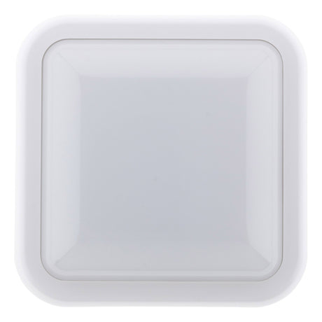 Hublot carré LED 15W 1050lm IP44 Blanc - Zenitech