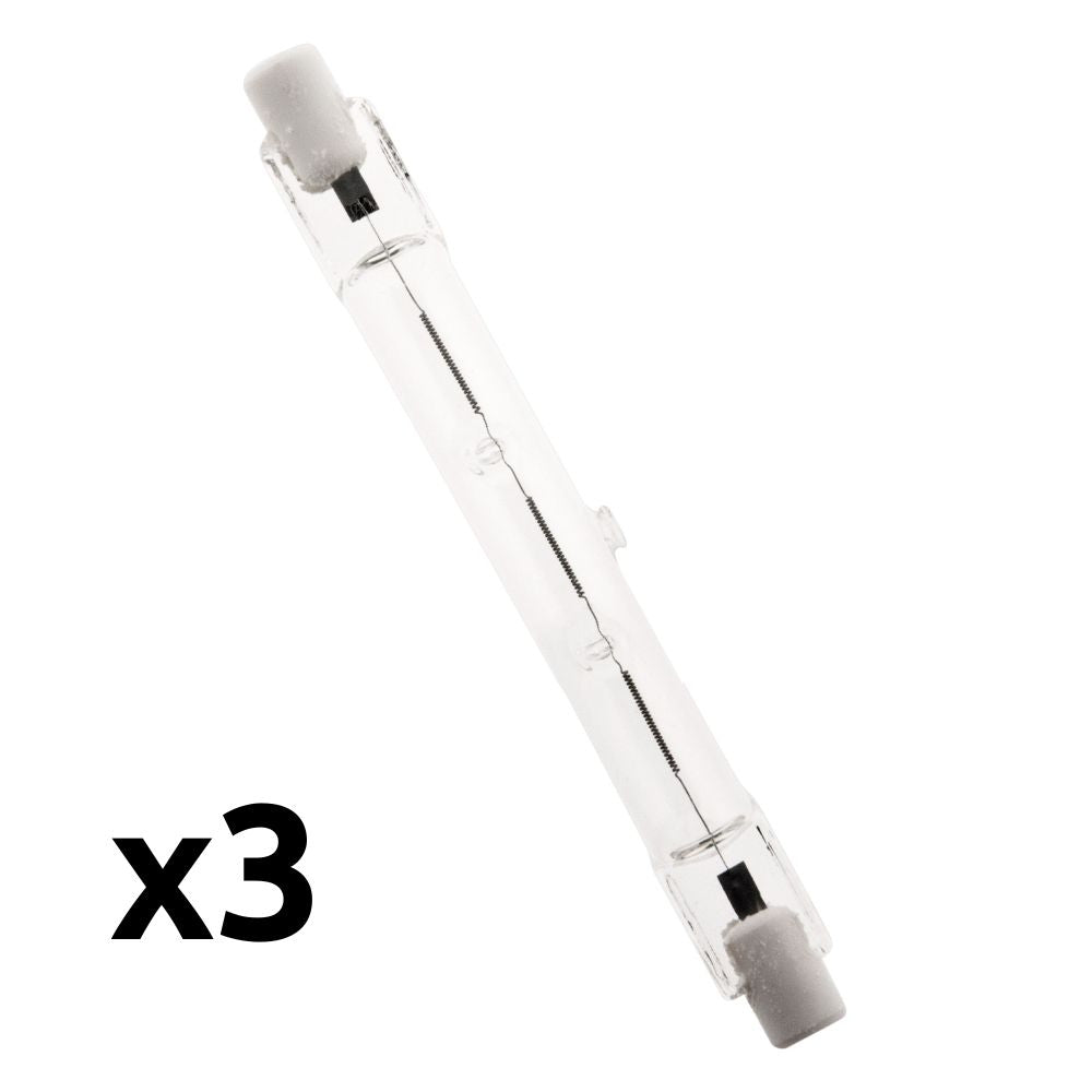 Lot de 3 ampoules halogène 120W R7S - Zenitech