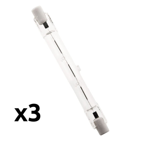 Lot de 3 ampoules halogène 120W R7S - Zenitech