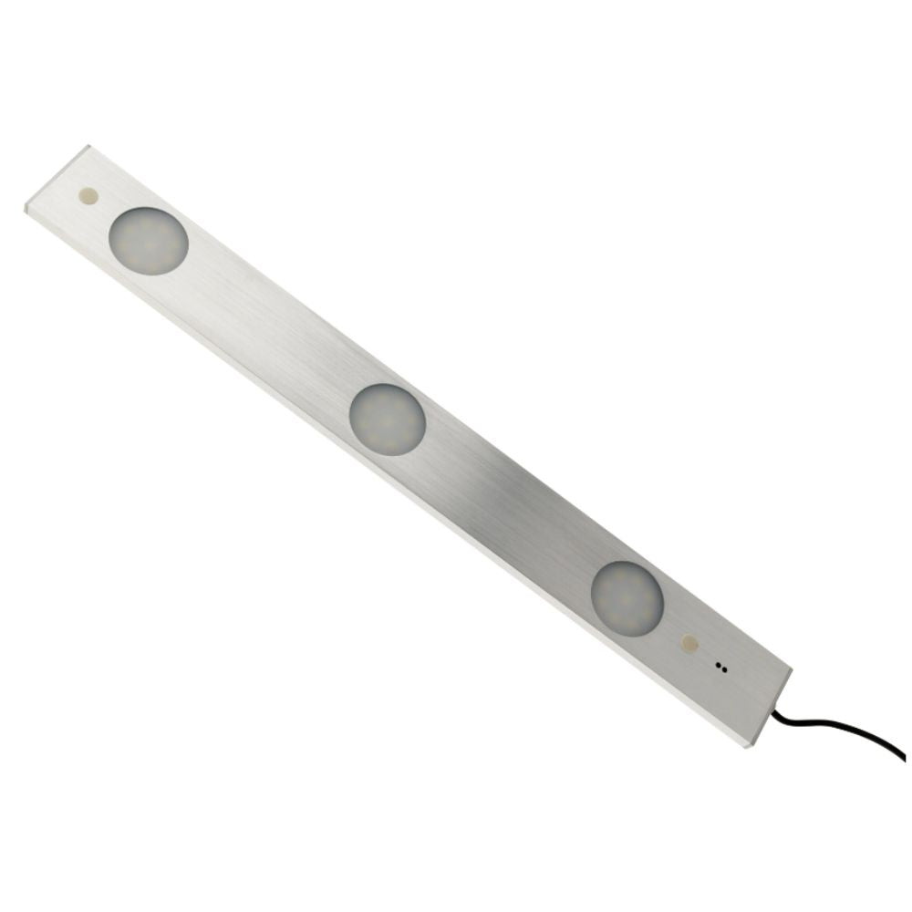 Réglette LED ultraplate 3 spots + détecteur de mouvement - Zenitech