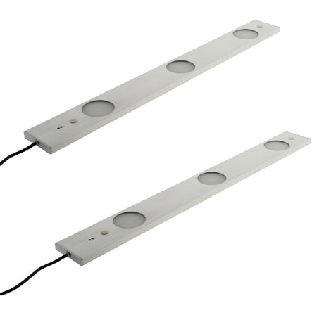 Réglette LED ultraplate 3 spots + détecteur de mouvement - Zenitech