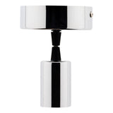 Kit de suspension luminaire métal avec cordon textile Chrome - Elexity