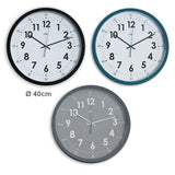 Horloge quartz silencieuse Oris Ø40cm - Noir - Orium