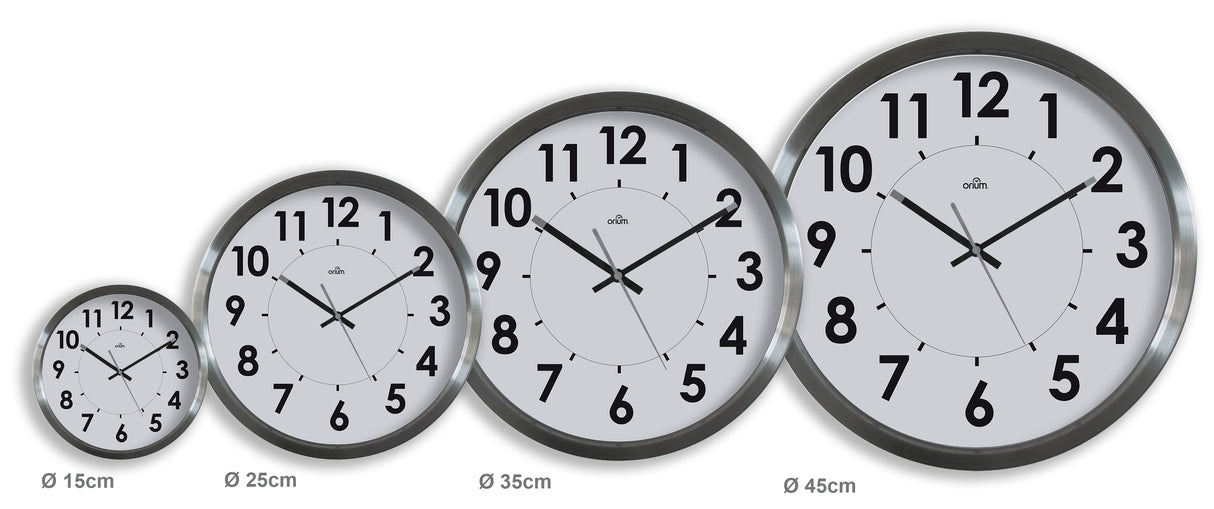 Horloge inox Stan - Orium