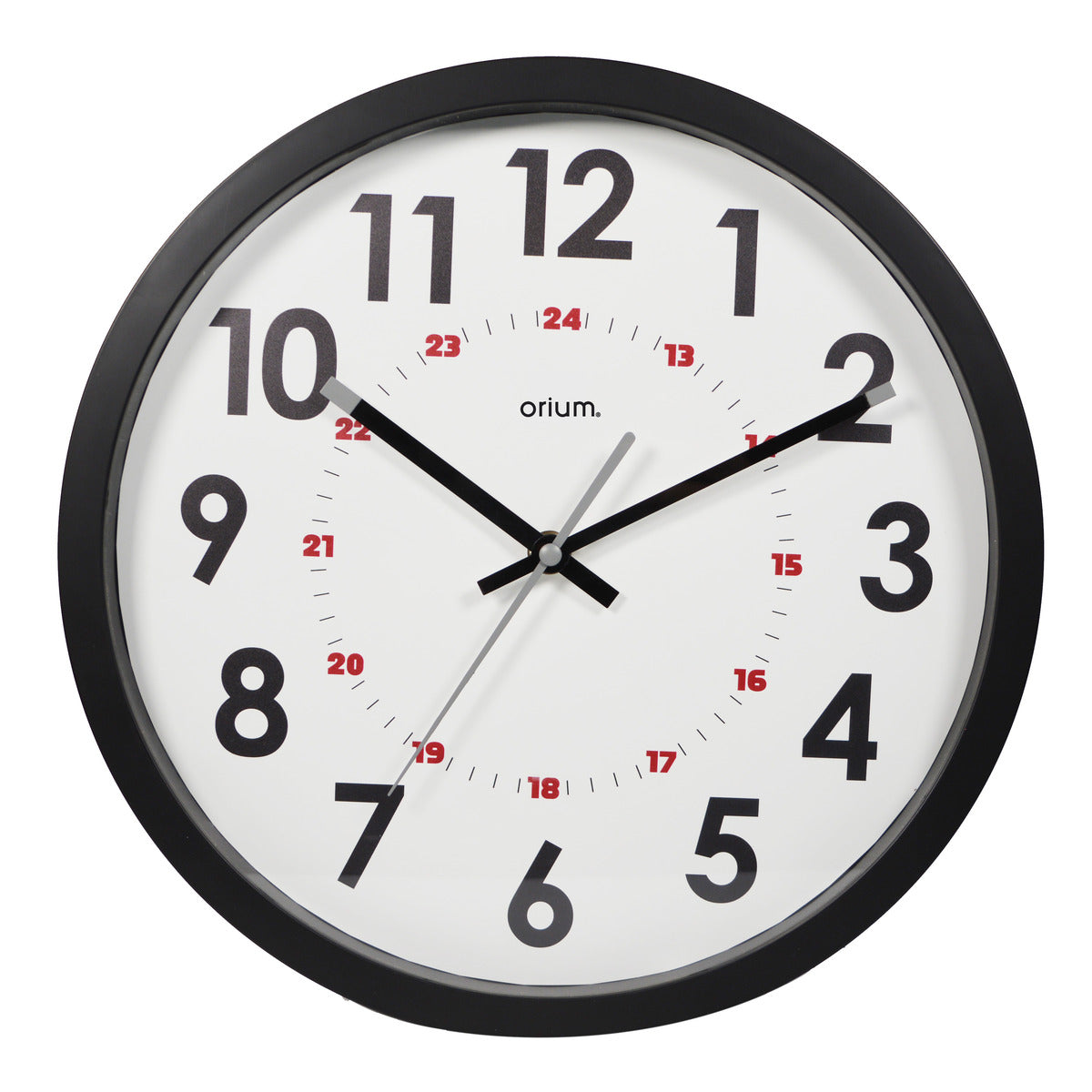 Horloge double affichage Ø30cm - Orium