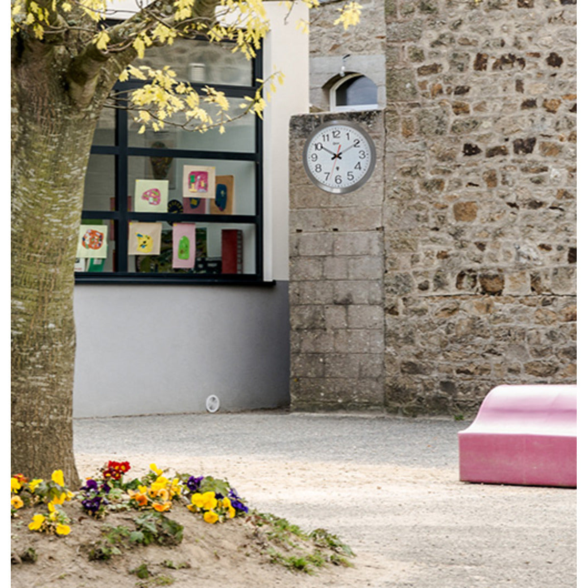 Horloge étanche radio contrôlée Ø35cm - Orium