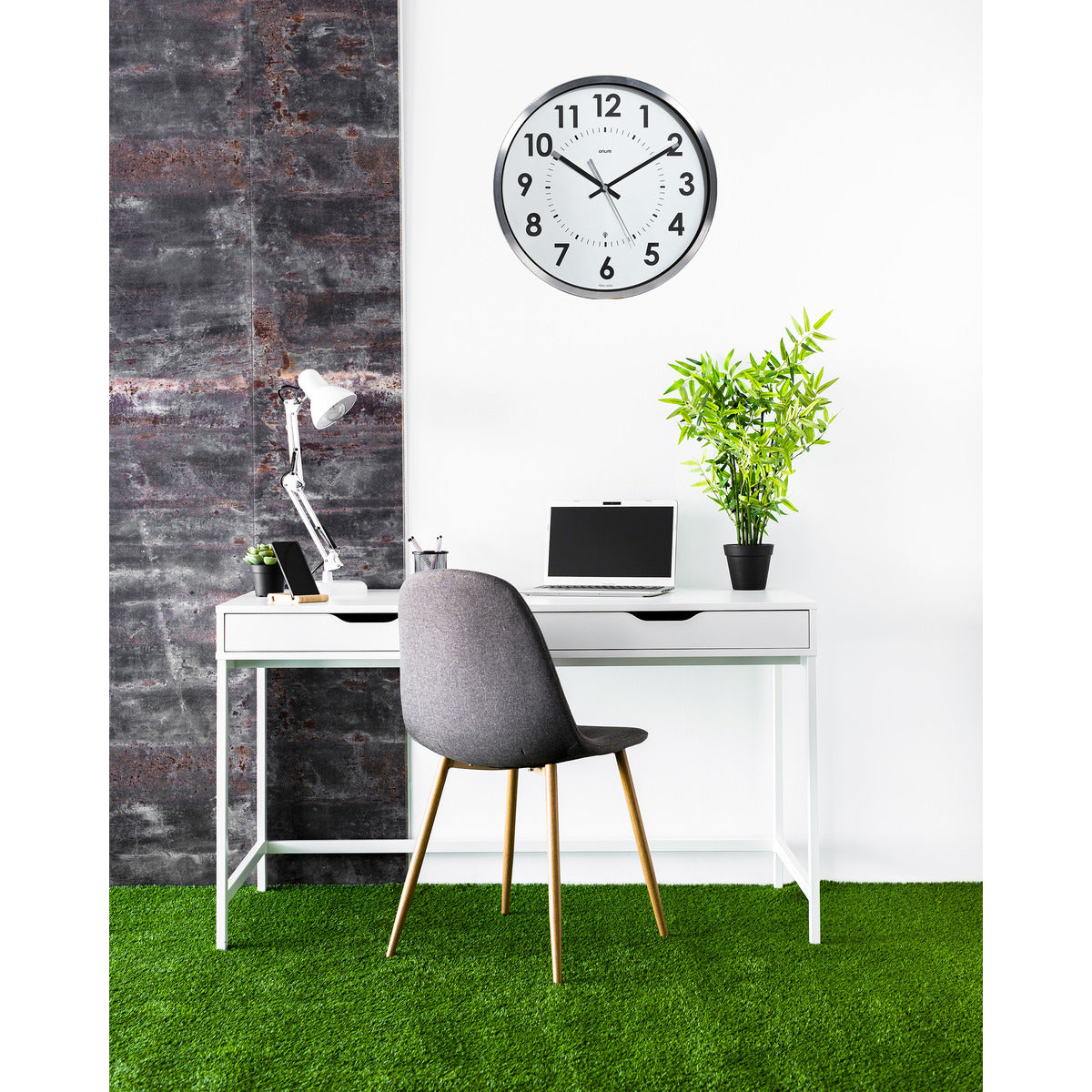 Horloge radio contrôlée Abylis Ø30cm - Orium