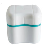 Boîte à dentier avec panier - blanc - Orium