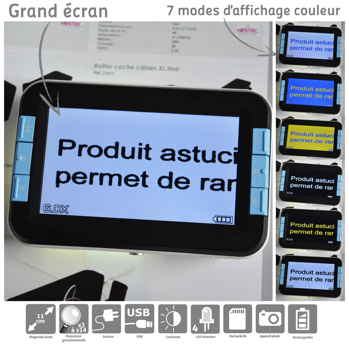 Loupe électronique Memory x14 - Orium