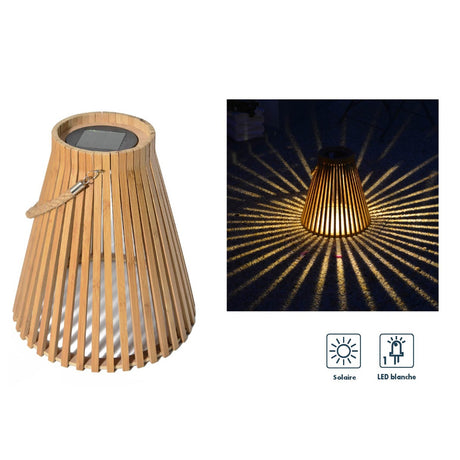 Lanterne solaire bambou Elona - Orium