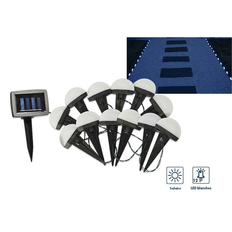 Guirlande solaire LED demi-lune - Orium