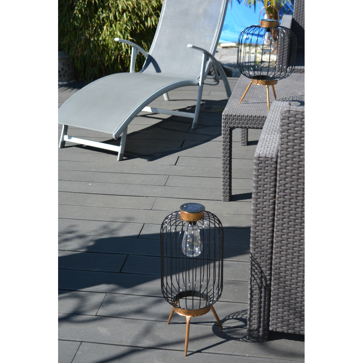 Lanterne solaire filaire Celestin Ø19cm - Orium