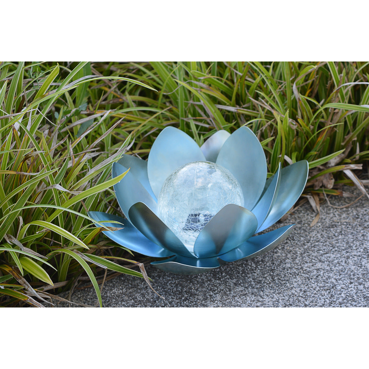 Décoration solaire lotus Ø10cm - Orium