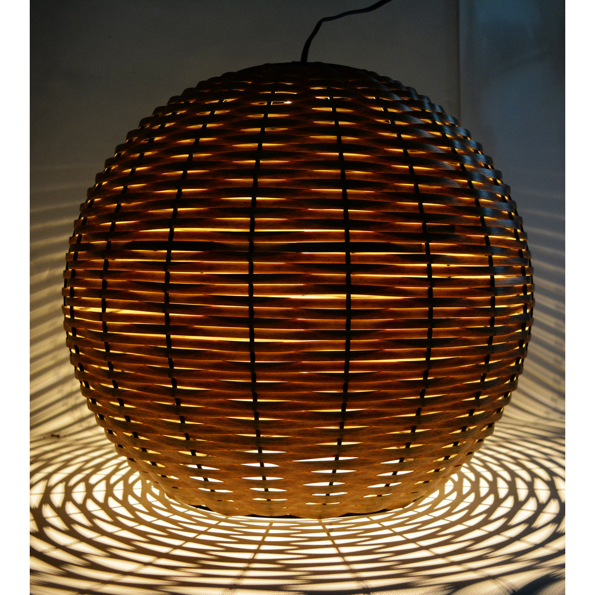 Suspension solaire tressée Alicia Ø42cm - Orium