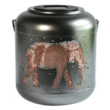 Lanterne métal solaire Jungle 18cm - Orium