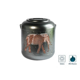 Lanterne métal solaire Jungle 18cm - Orium