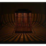 Lanterne solaire bambou Carrée - Orium