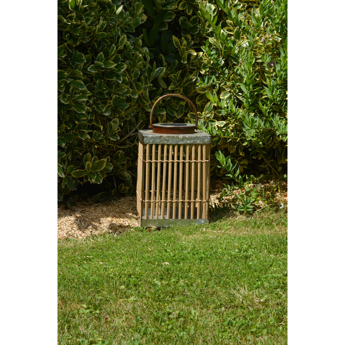 Lanterne solaire bambou Carrée - Orium