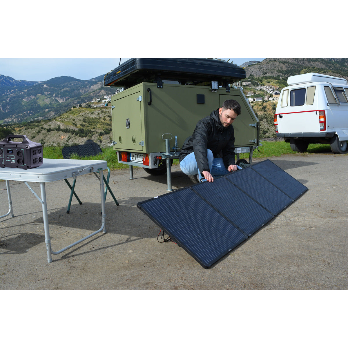 Panneau solaire pliant cadré 200W - Orium
