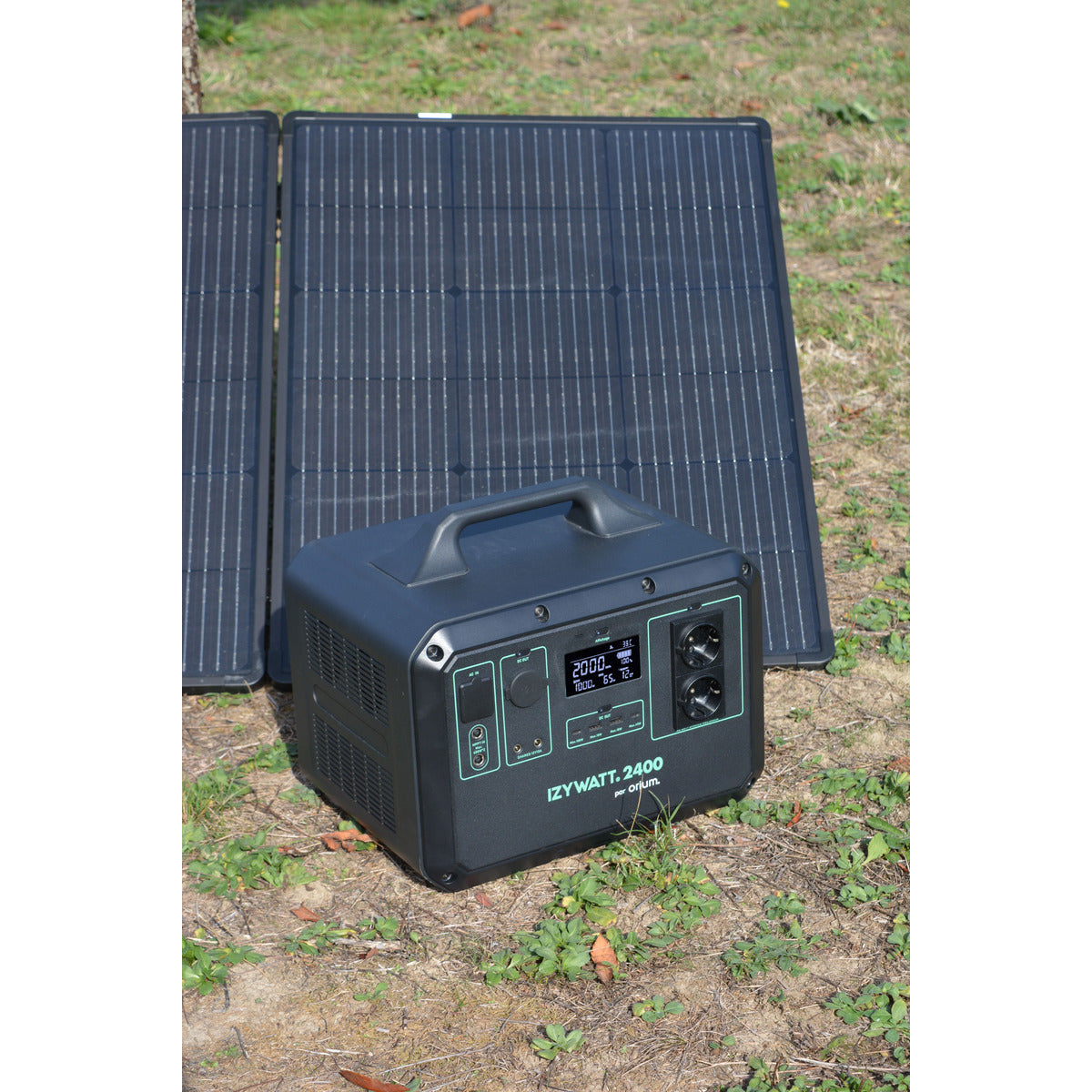Pack générateur solaire LFP Izywatt 2400 + panneau solaire 315W - Orium