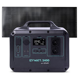 Pack générateur solaire LFP Izywatt 2400 et panneau solaire 200W - Orium
