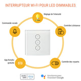 Interrupteur variateur + rétroéclairage Concierge Versailles - Konyks