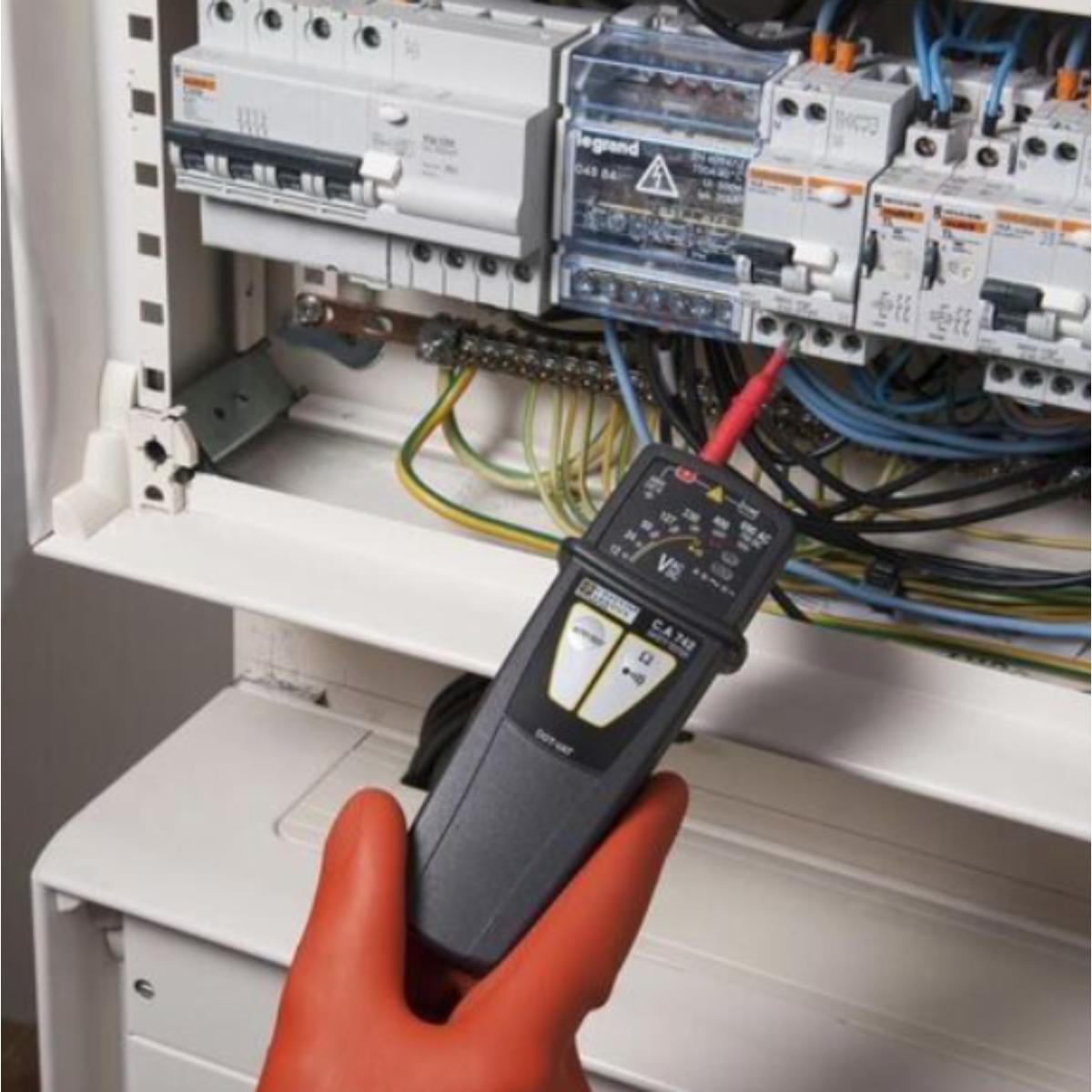 Détecteur de tension (VAT) CA 742 IP2X + pointes - Chauvin Arnoux