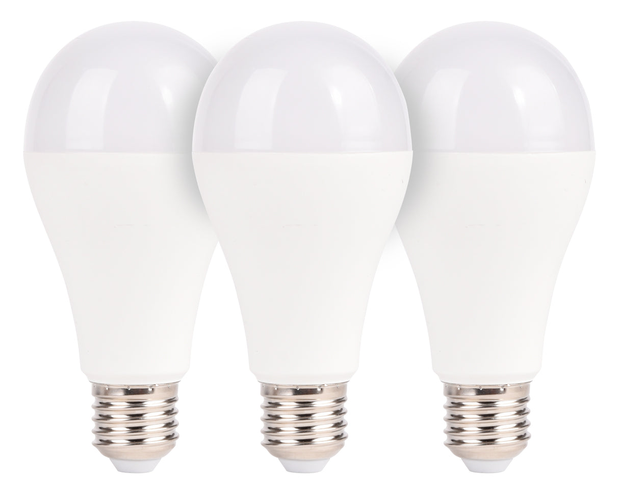 Lot de 3 Ampoules LED connectée (LuzE) E27 2700/6500K 1050lm 11W WiFi - Voltman