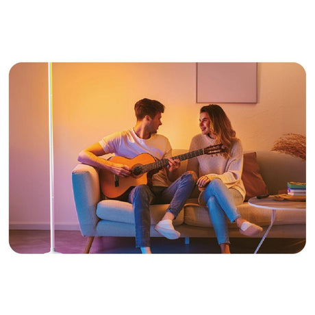 Lampe de sol RGBIC multicolore 140 cm personnalisable - Néolium