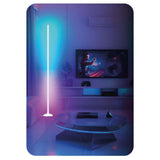 Lampe de sol RGBIC multicolore 140 cm personnalisable - Néolium