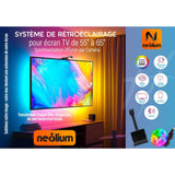 Système de rétroéclairage TV RGBIC 55/65 pouces - Néolium