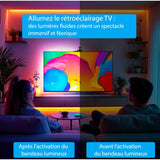 Système de rétroéclairage TV RGBIC 55/65 pouces - Néolium