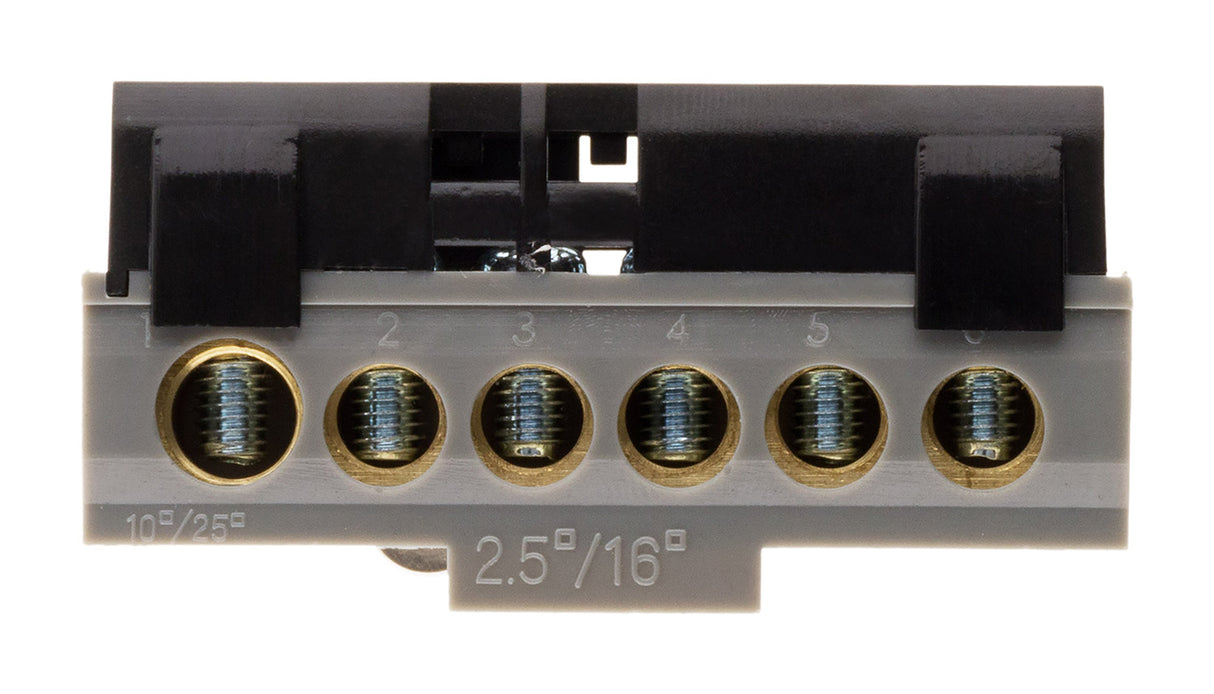 Bornier phase 6 connexions noir - Thomson