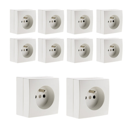 Prise 2P+T Bel'Vue blanc - Zenitech